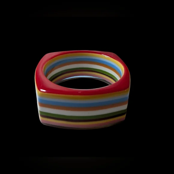 Multicolor Square Bangle - Picture 5 of 9